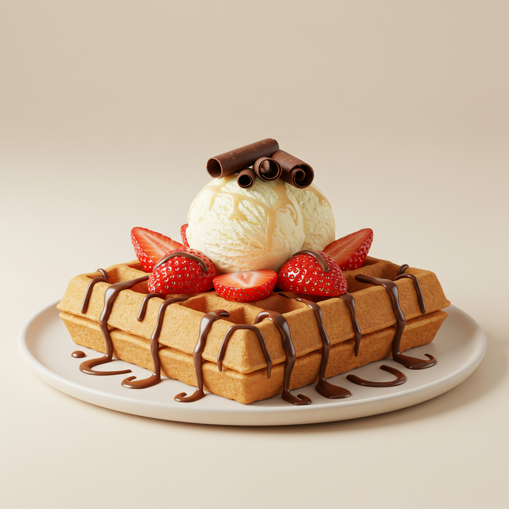 Midnight Melt Waffle